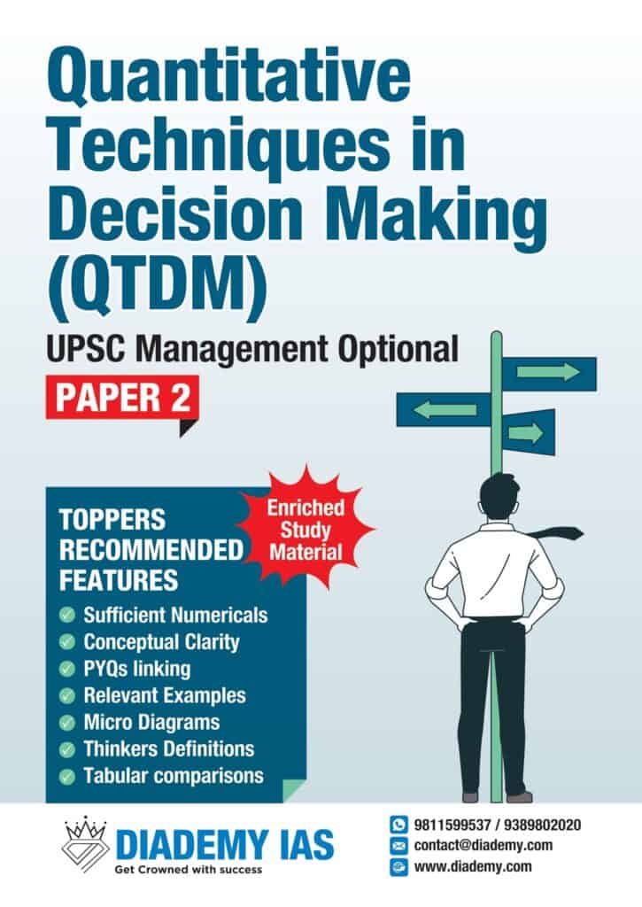 Quotative Technique in Decision Making- Management Optional